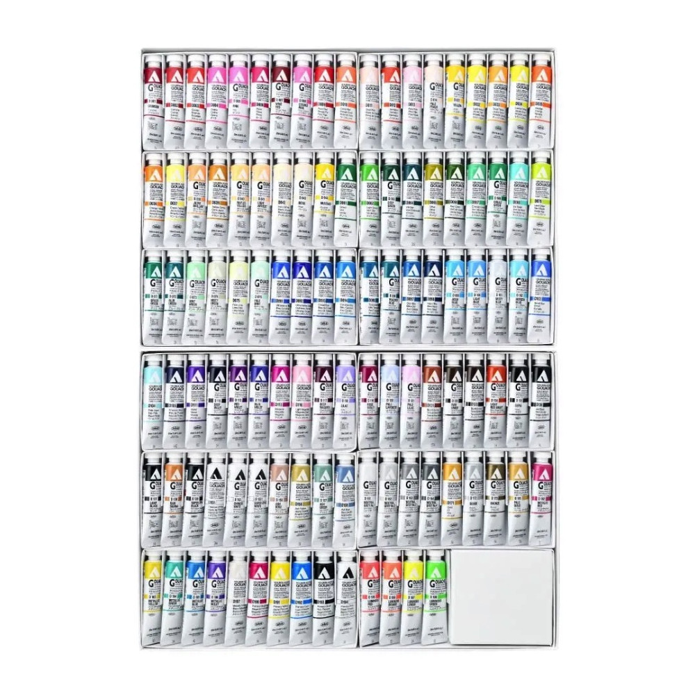 Zestaw gwaszy Acryla Gouache - Holbein - 109 kolorów x 20 ml