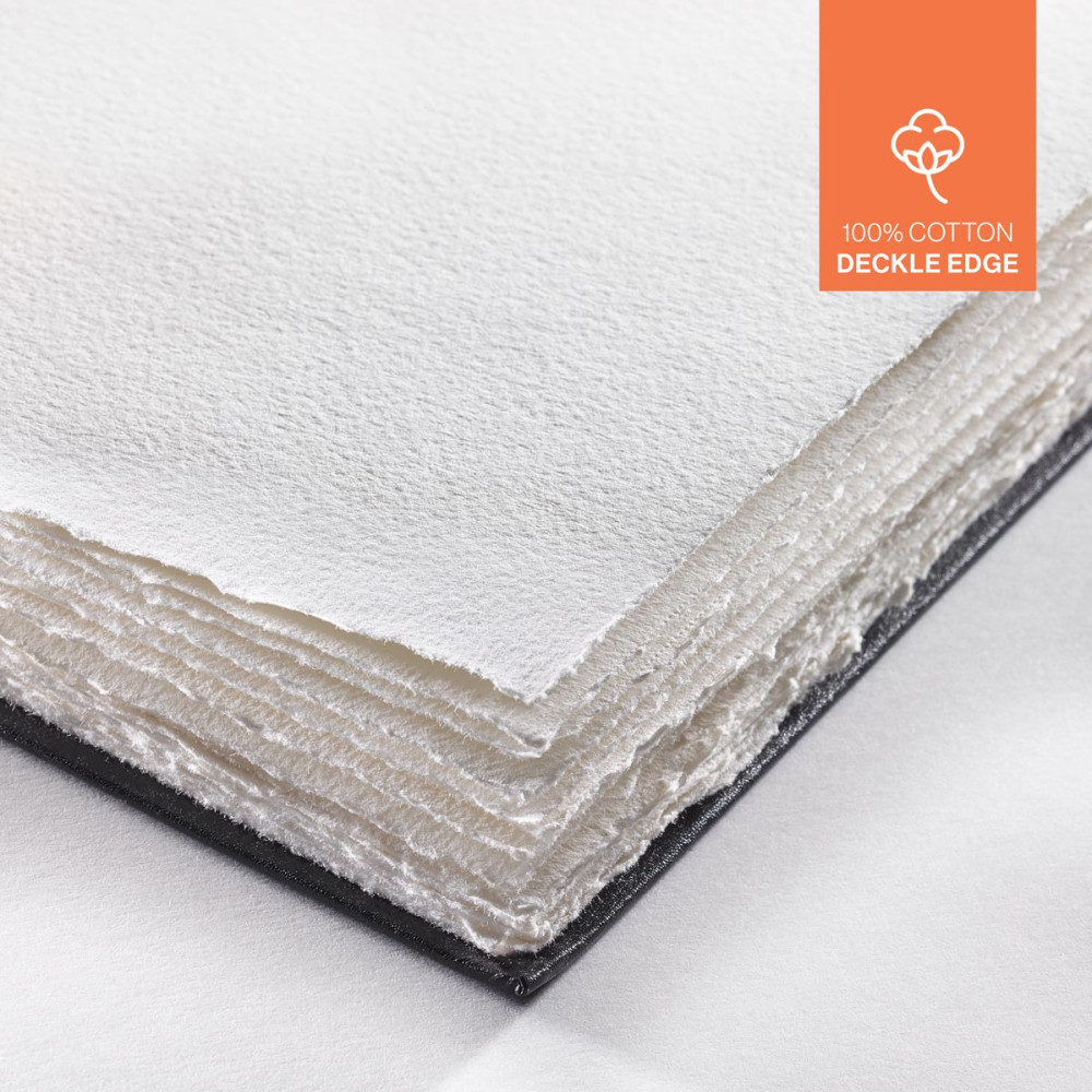 Watercolour Book Deckle Edge 10,3 x 15,3 cm - Hahnemühle - cold pressed, 250 g, 60 pages