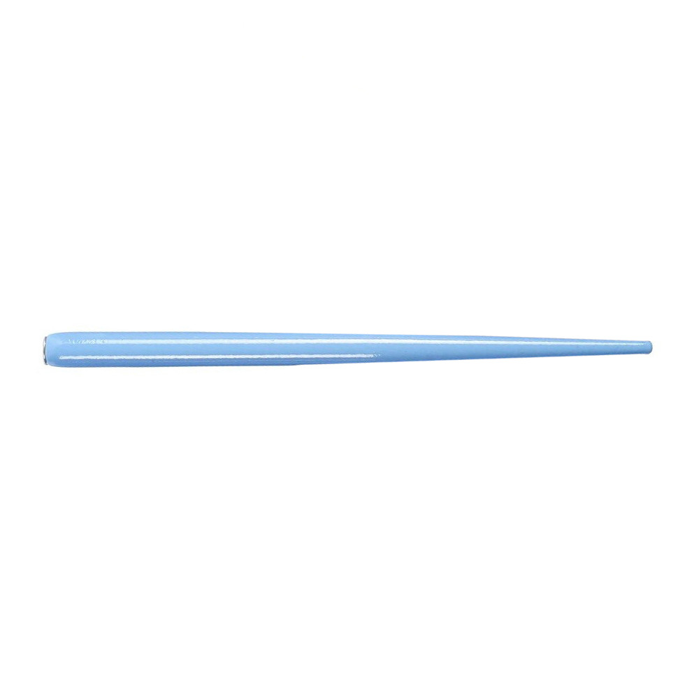 Wooden nib holder for calligraphy - straight, Baby Blue, 17 cm