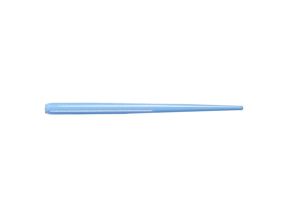 Obsadka drewniana do kaligrafii - Deml - prosta, Baby Blue, 17 cm