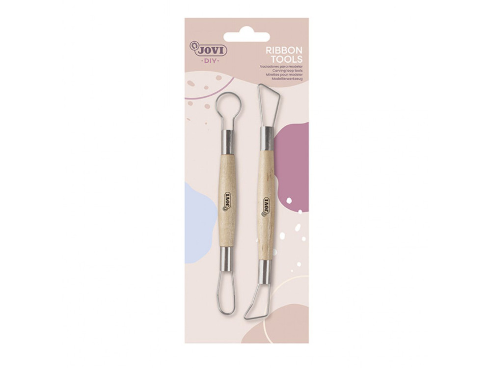 Set of carving loop tools - Jovi - 2 pcs.