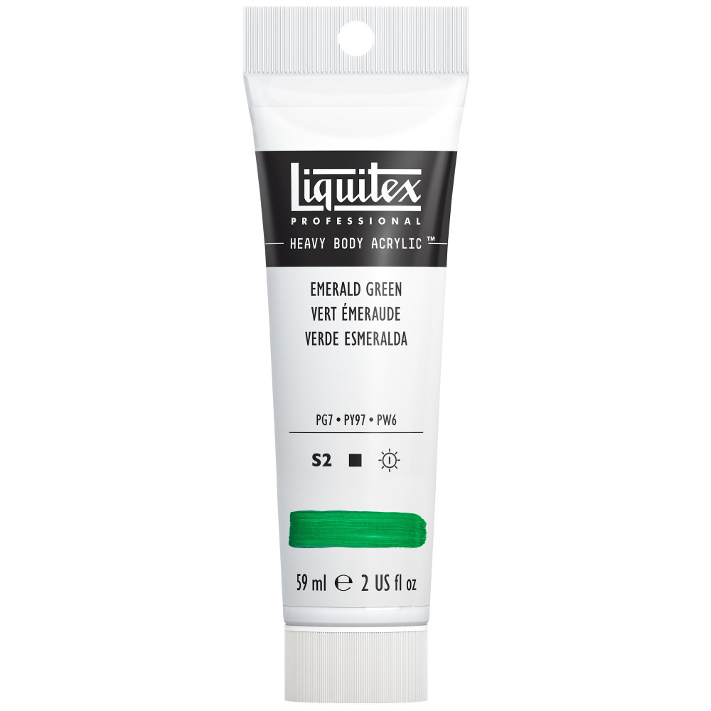 Acrylic Heavy Body paint - Liquitex - Emerald Green, 59 ml