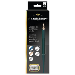 Copperplate & Shadow Calligraphy Nib set - Manuscript
