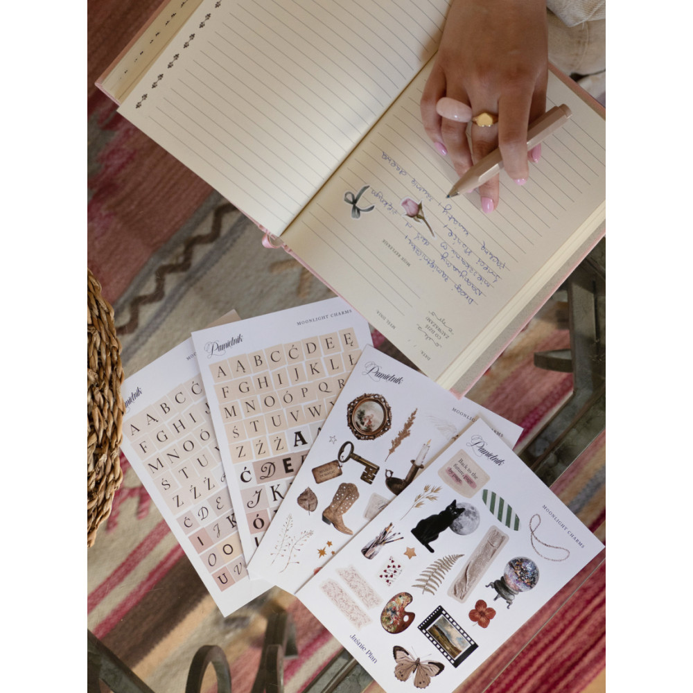 Diary stickers Moonlight Charms - Jaśnie Plan