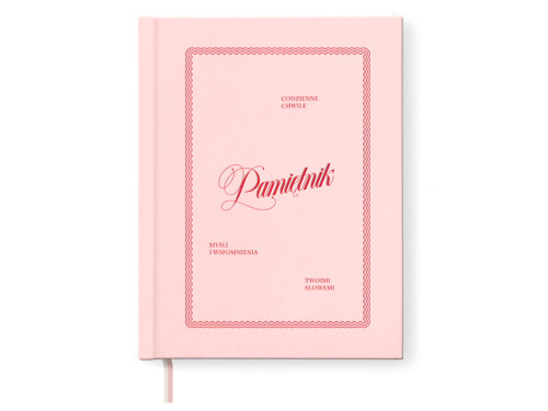 Diary 16 x 21 cm - Jaśnie plan - pink