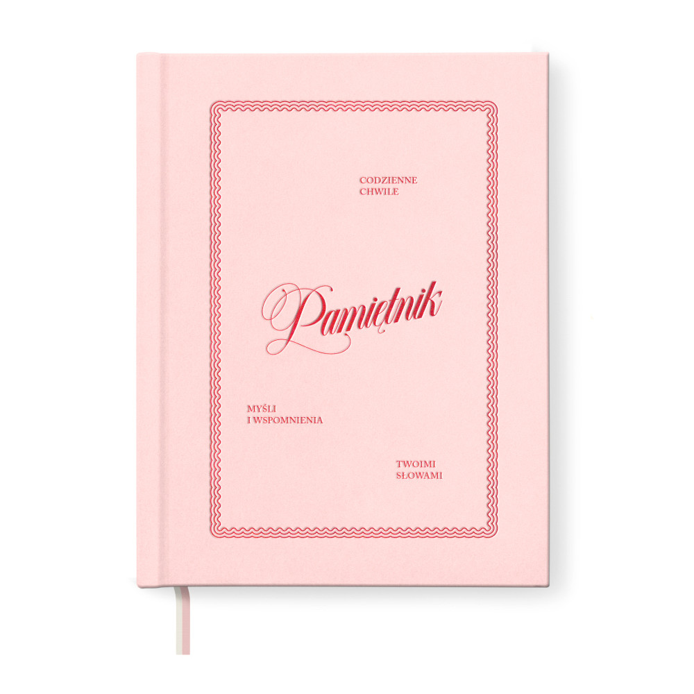 Diary 16 x 21 cm - Jaśnie plan - pink