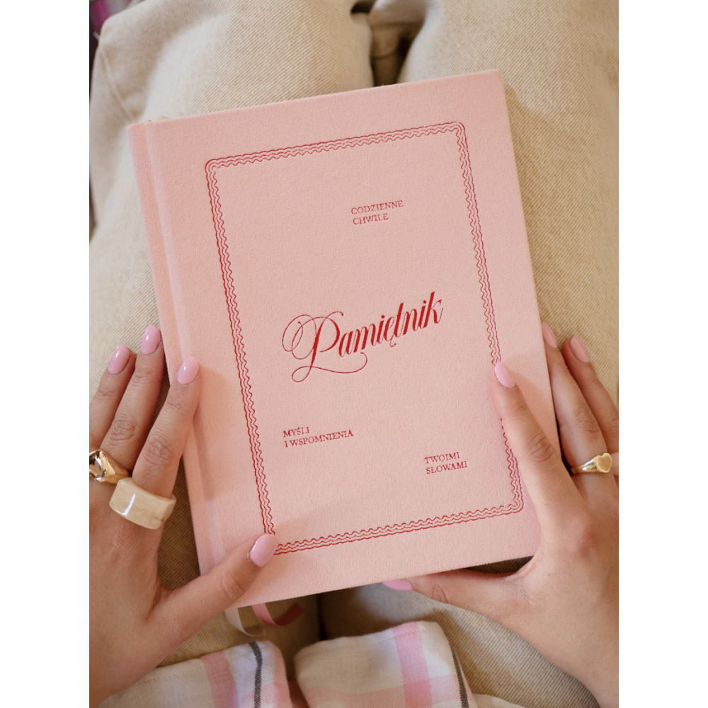 Diary 16 x 21 cm - Jaśnie plan - pink