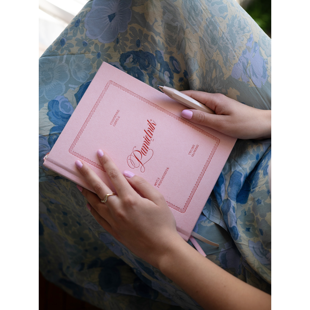 Diary 16 x 21 cm - Jaśnie plan - pink