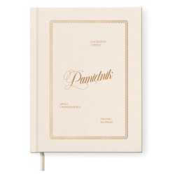 Diary 16 x 21 cm - Jaśnie plan - beige