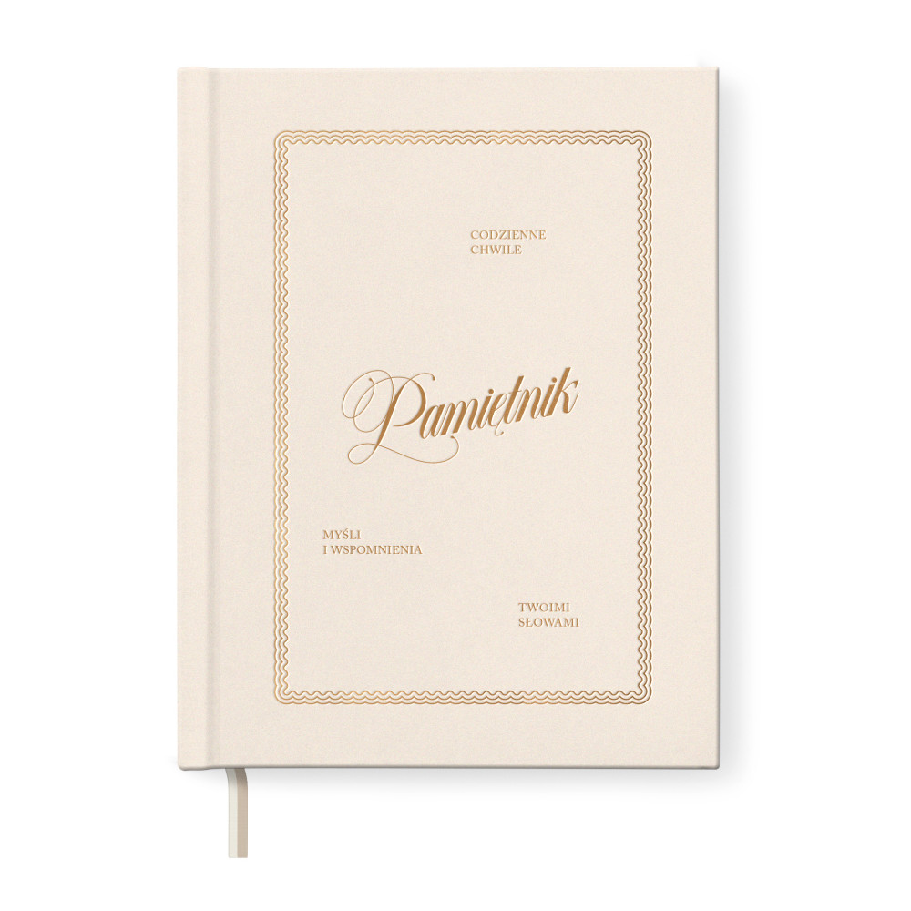 Diary 16 x 21 cm - Jaśnie plan - beige