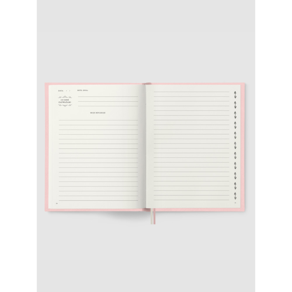 Diary 16 x 21 cm - Jaśnie plan - beige