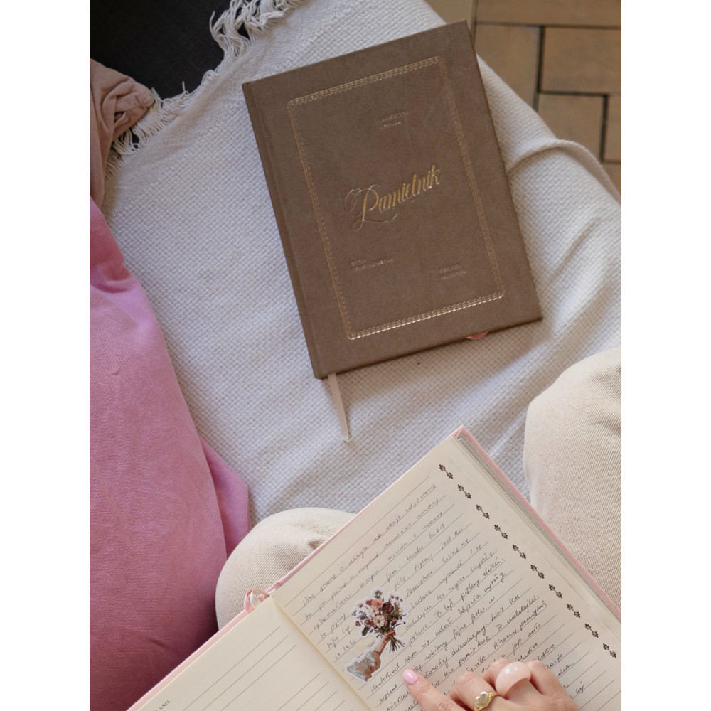 Diary 16 x 21 cm - Jaśnie plan - brown