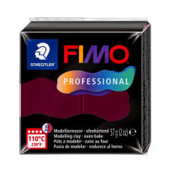 Masa termoutwardzalna Fimo Professional - Staedtler - bordowa, 57 g