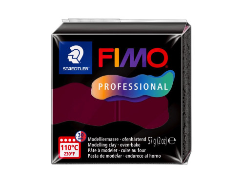 Fimo Professional modelling clay - Staedtler - Bordeaux, 57 g