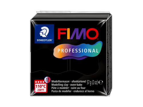 Fimo Professional modelling clay - Staedtler - Black, 57 g