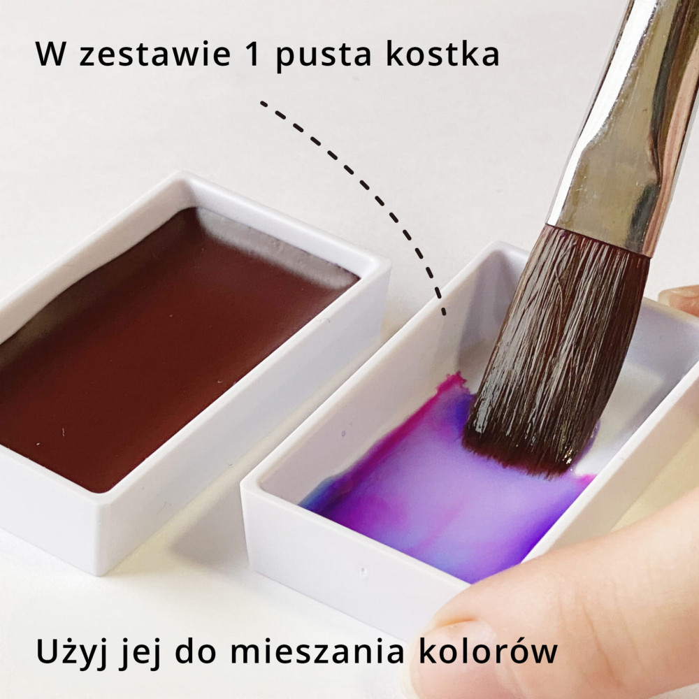 Watercolor set Gansai Tambi Granulating 2 - Kuretake - 5 colors