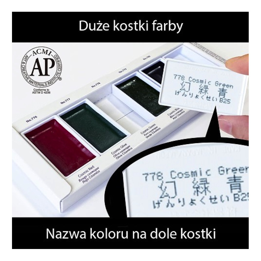 Watercolor set Gansai Tambi Granulating 2 - Kuretake - 5 colors