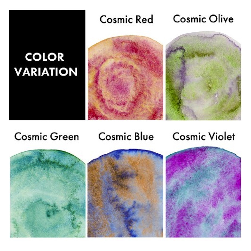 Watercolor set Gansai Tambi Granulating 2 - Kuretake - 5 colors