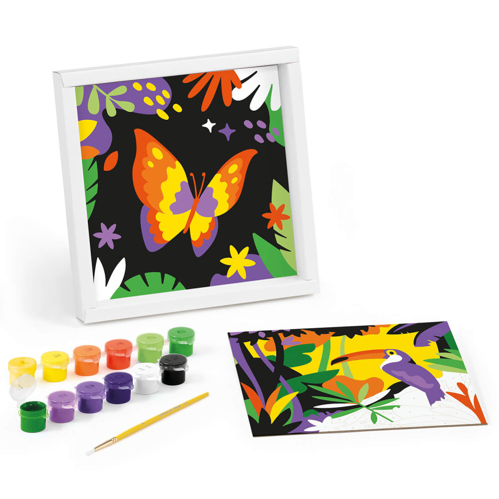 Paint by numbers - Maped - Toucan & Butterfly