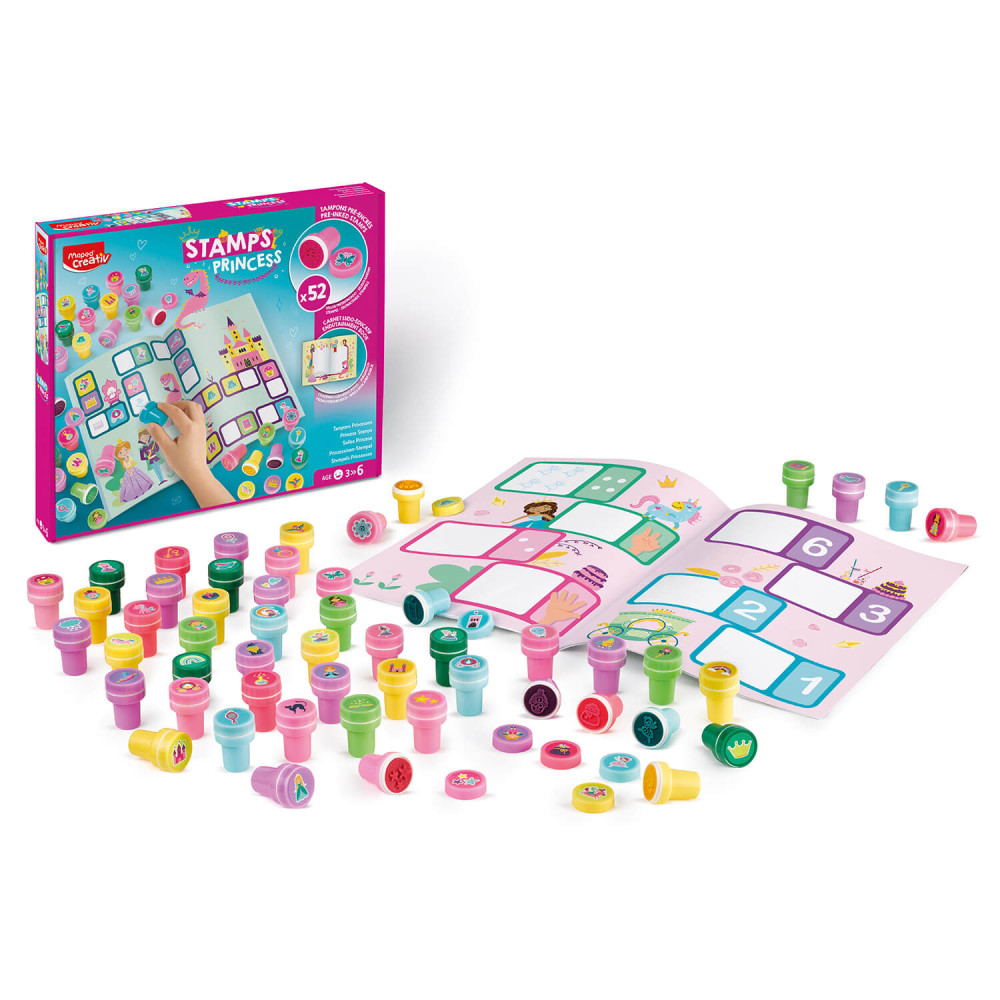 Set of Creaiv Stamps - Maped - Princess