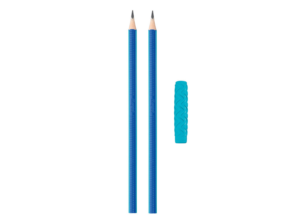 Set of pencils Kidy Learn Concentration - Maped - HB, 2 pcs.