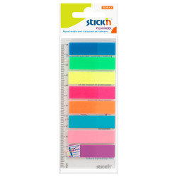 Zakładki indeksujące samoprzylepne Stick'N - kolorowe, 4,5 x 1,2 cm