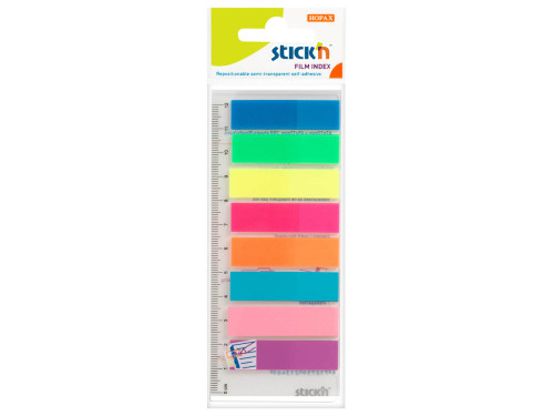 Repositionable self-adhesive film index Stick'N - colorful, 5 cm x 10 m