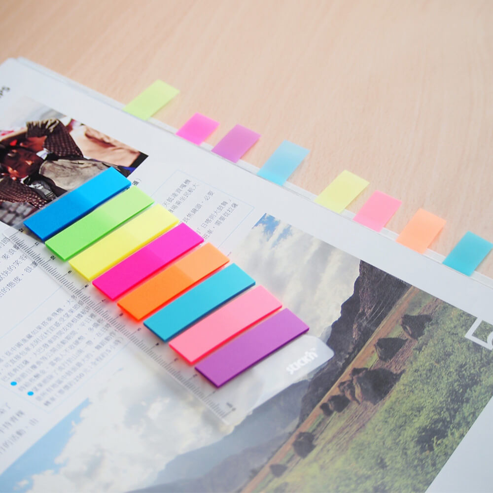Repositionable self-adhesive film index Stick'N - colorful, 5 cm x 10 m