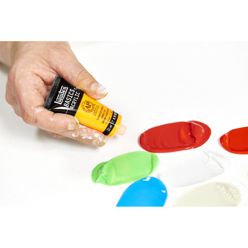 Basics Acrylic paint - Liquitex - 344, Metallic Burnt Orange, 22 ml