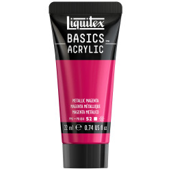 Basics Acrylic paint - Liquitex - 342, Metallic Magenta, 22 ml