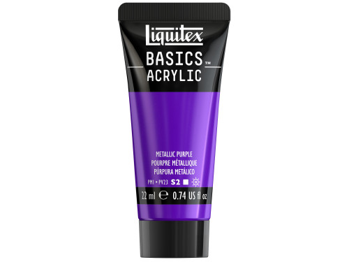Farba akrylowa Basics Acrylic - Liquitex - 340, Metallic Purple, 22 ml