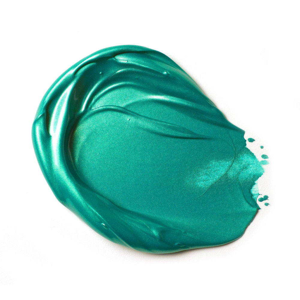 Farba akrylowa Basics Acrylic - Liquitex - 339, Metallic Aqua Green, 22 ml