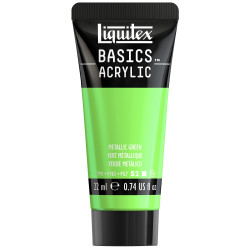 Farba akrylowa Basics Acrylic - Liquitex - 346, Metallic Green, 22 ml