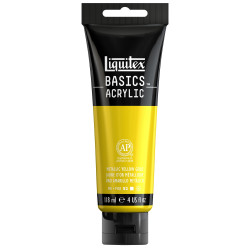 Farba akrylowa Basics Acrylic - Liquitex - 343, Metallic Yellow Gold, 118 ml
