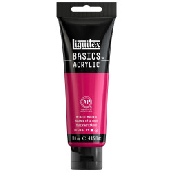 Basics Acrylic paint - Liquitex - 342, Metallic Magenta, 118 ml