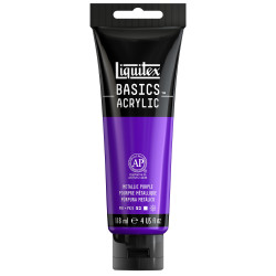 Basics Acrylic paint - Liquitex - 340, Metallic Purple, 118 ml