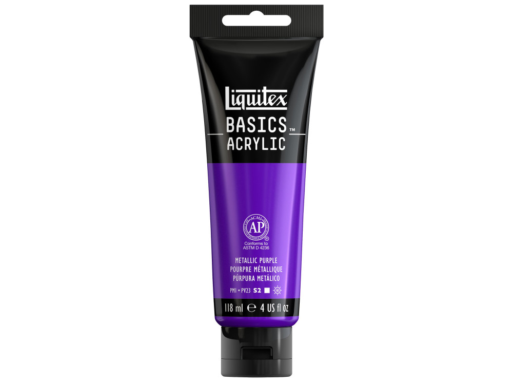 Basics Acrylic paint - Liquitex - 340, Metallic Purple, 118 ml