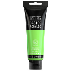 Basics Acrylic paint - Liquitex - 346, Metallic Green, 118 ml