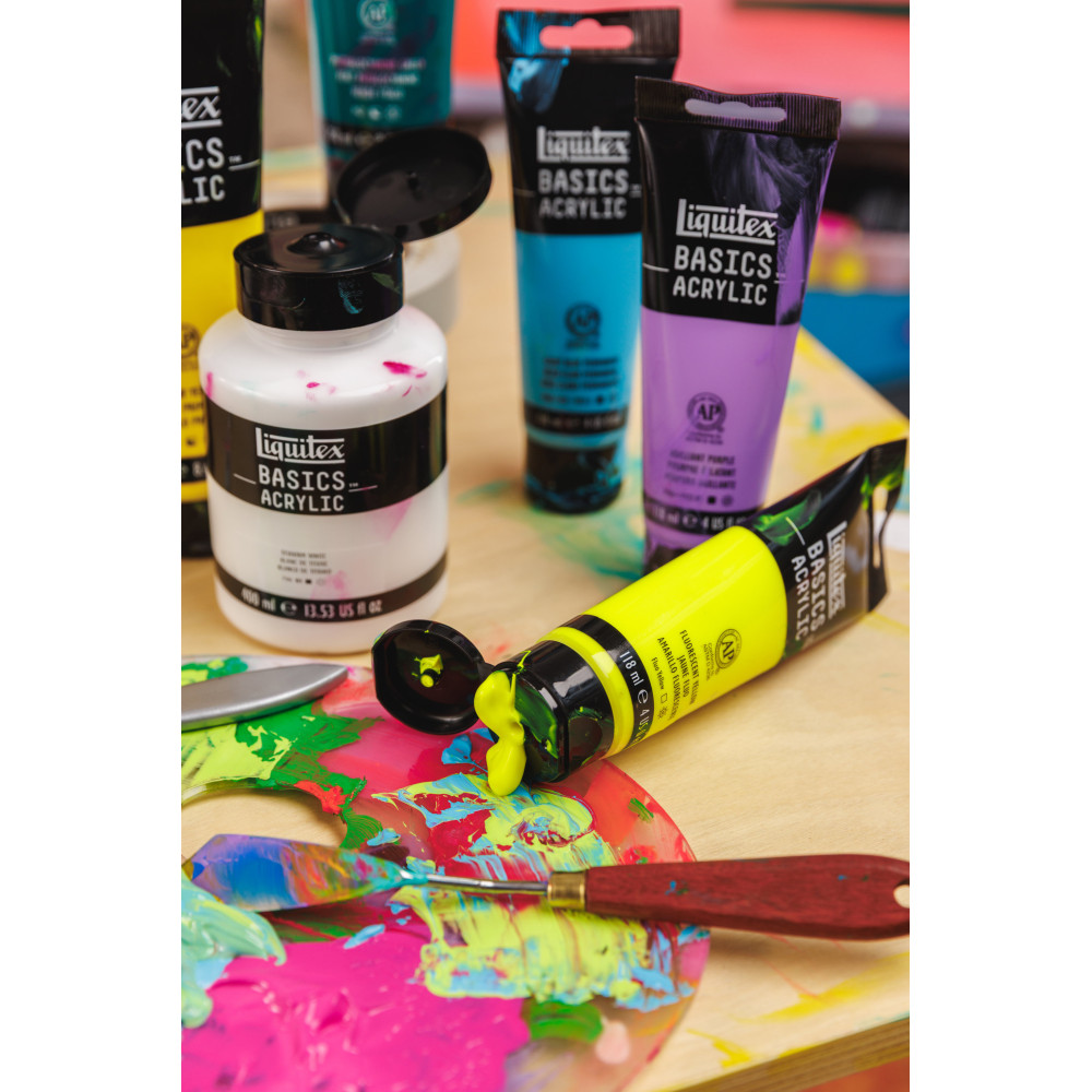 Set of Metallic Basics Acrylic paints - Liquitex - 6 x 22 ml