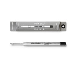 Refills for Drehgriffel Nr.1 pen - Leuchtturm1917 - Black, F, 2 pcs.
