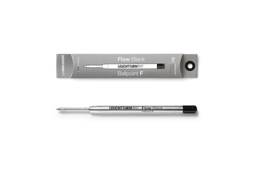 Refills for Drehgriffel Nr.1 pen - Leuchtturm1917 - Black, F, 2 pcs.
