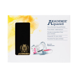 Set of Akademie Aquarell watercolor paints - Schmincke - 9 pcs.