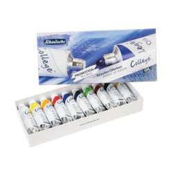 Set of College oil paints - Schmincke - 10 x 35 ml