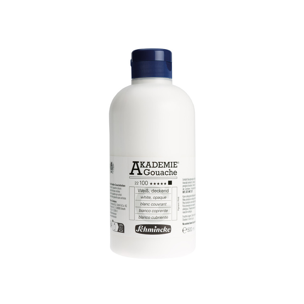 Farba gwasz Akademie Gouache - Schmincke - 100, White, 500 ml