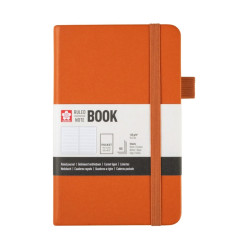 Ruled Notebook 9 x 14 cm - Sakura - Amber, hardcover, 140 g/m2