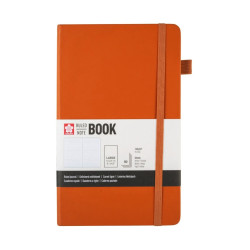 Ruled Notebook 13 x 21 cm - Sakura - Amber, hardcover, 140 g/m2
