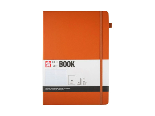 Ruled Notebook A4 - Sakura - Amber, hardcover, 140 g/m2