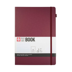Ruled Notebook A4 - Sakura - Mulberry, hardcover, 140 g/m2