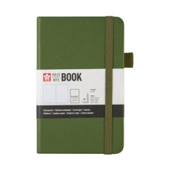 Ruled Notebook 9 x 14 cm - Sakura - Pine Needle, hardcover, 140 g/m2