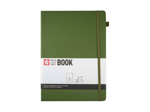 Ruled Notebook A4 - Sakura - Pine Needle, hardcover, 140 g/m2